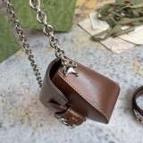 Gucci Fashion Mini Asymmetric Flip Chain Underarm Bag Handbag Size: 19.5 x 12.5 x 6 CM