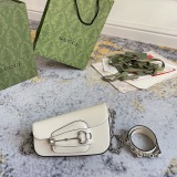 Gucci Fashion Mini Asymmetric Flip Chain Underarm Bag Handbag Size: 19.5 x 12.5 x 6 CM