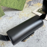 Gucci Classic Mini Polo Buckle Versatile Crossbody Bag Shoulder Bag Size: 17 x 18.5 x 7.5 CM