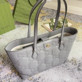 Gucci New Embroidered Logo Tote Bag Single Shoulder Tote Bag Size: 38x28x14CM
