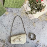 Gucci Fashion Mini Asymmetric Flip Chain Underarm Bag Handbag Size: 19.5 x 12.5 x 6 CM