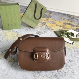 Gucci Classic Horseclip Flip Top Handbag Shoulder Bag Size: 25 x 18 x 8 CM