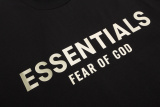 Fear of God New Classic Logo Printed Short Sleeve Unisex Loose Casual T-shirt