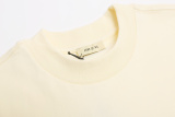 Fear of God Classic Logo Printed Short Sleeve Unisex Loose Casual T-shirt