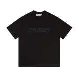 Fear of God Classic Logo Printed Round Neck Short Sleeve Unisex Casual Loose T-shirt