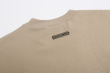 Fear of God New Classic Logo Printed Short Sleeve Unisex Loose Casual T-shirt