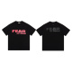 Fear of God Classic Logo Printed Short Sleeve Unisex Loose Casual T-shirt
