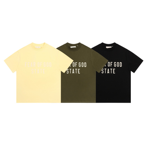 Fear of God Classic Logo Short Sleeve Unisex Casual Loose T-shirt