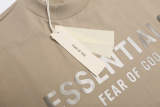 Fear of God New Classic Logo Printed Short Sleeve Unisex Loose Casual T-shirt
