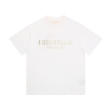 Fear of God New Classic Logo Printed Short Sleeve Unisex Loose Casual T-shirt
