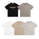 Fear of God New Classic Logo Printed Short Sleeve Unisex Loose Casual T-shirt
