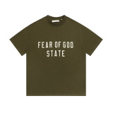 Fear of God Classic Logo Short Sleeve Unisex Casual Loose T-shirt