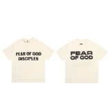 Fear of God Classic Logo Printed Short Sleeve Unisex Casual Loose T-shirt