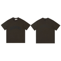 Fear of God Fashion Arc Printed Round Neck Short Sleeve Unisex Casual Loose T-shirt