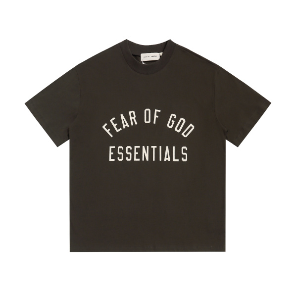 Fear of God Classic Logo Printed Short Sleeve Unisex Casual Loose T-shirt