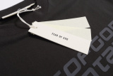 Fear of God Classic Logo Printed Round Neck Short Sleeve Unisex Casual Loose T-shirt