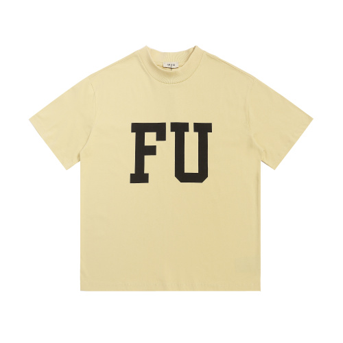 Fear of God Classic Logo Printed Short Sleeve Unisex Casual Loose T-shirt