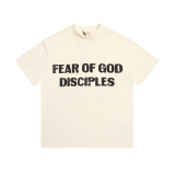 Fear of God Classic Logo Printed Short Sleeve Unisex Casual Loose T-shirt