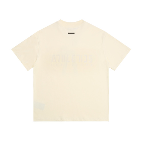 Fear of God Fashion Logo Printed Short Sleeve Unisex Loose Casual T-shirt