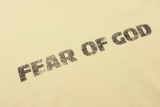 Fear of God Classic Logo Printed Short Sleeve Unisex Casual Loose T-shirt