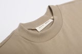 Fear of God New Classic Logo Printed Short Sleeve Unisex Loose Casual T-shirt