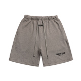 Fear of God Classic Plush Logo Printed Shorts Unisex Casual Loose Sports Pants