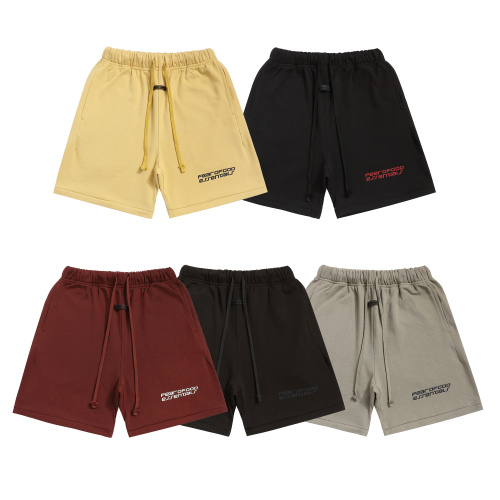 Fear of God Classic Letter Printed Shorts Unisex Casual Loose Sports Pants