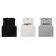 Fear of God Classic Logo Printed Casual Versatile Sleeveless Tank Top