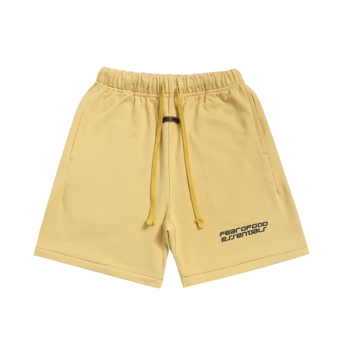 Fear of God Classic Letter Printed Shorts Unisex Casual Loose Sports Pants