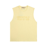 Fear of God Classic Plush Logo Printed Casual Versatile Sleeveless Tank Top