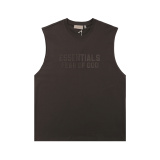 Fear of God Classic Plush Logo Printed Casual Versatile Sleeveless Tank Top