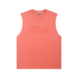 Fear of God Classic Plush Logo Printed Casual Versatile Sleeveless Tank Top