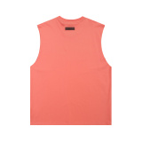Fear of God Classic Plush Logo Printed Casual Versatile Sleeveless Tank Top