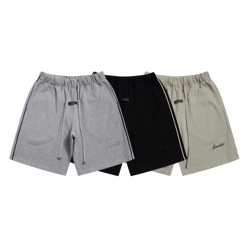 Fear of God Classic Embroidered Letter Shorts Unisex Casual Loose Sports Pants