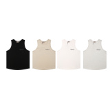 Fear of God Classic Logo Printed Casual Versatile Sleeveless Tank Top
