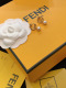 Fendi Fashion FF Pearl Eardrops Earstuds