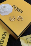 Fendi Fashion FF Large Ring Earrings
