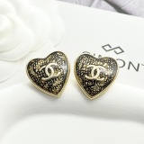 Chanel Classic Fashion Double C Love Earrings
