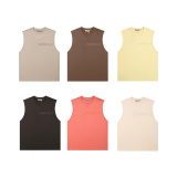 Fear of God Classic Logo Printed Casual Versatile Sleeveless Tank Top