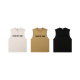Fear of God Classic Plush Logo Printed Casual Versatile Sleeveless Tank Top