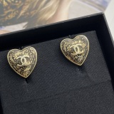 Chanel Classic Fashion Double C Love Earrings