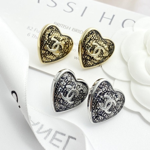 Chanel Classic Fashion Double C Love Earrings