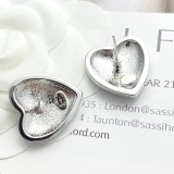 Chanel Classic Fashion Double C Love Earrings