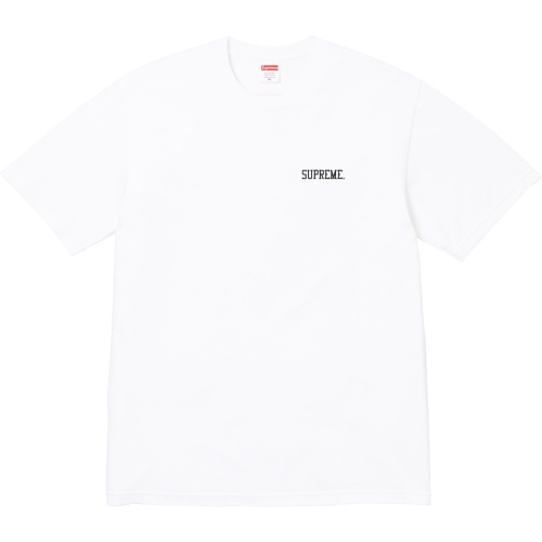 Supreme High Street Printed Short Sleeve Couple Versatile Loose T-Shirt