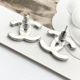 Chanel Fashion Versatile Square Diamond CC Earrings