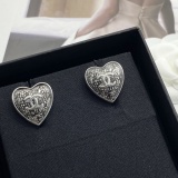 Chanel Classic Fashion Double C Love Earrings