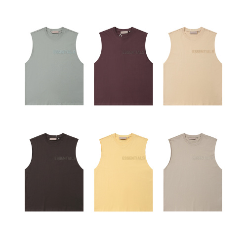 Fear of God Classic Logo Printed Casual Versatile Sleeveless Tank Top