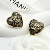 Chanel Classic Fashion Double C Love Earrings