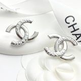 Chanel Fashion Classic Logo Double C Earrings