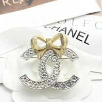 Chanel Fashion Versatile Color Blocked 3D Bow Brooch Chanel Fashion Versatile Color Blocked 3D Bow Brooch